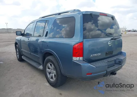 2011 Nissan Armada Sv из США, поврежденный, VIN 5N1AA0ND3BN619545